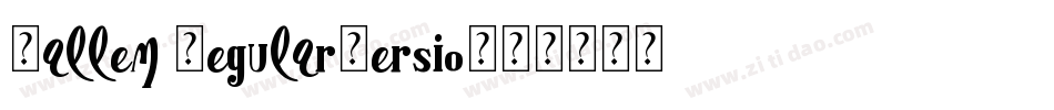 Kallem RegularVersio字体转换